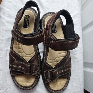 Dockers All Motion Comfort 10M Brown Men's Sandals‎ Shoes Adjustable